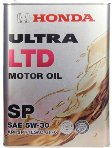 HONDA ULTRA LTD SP 5W-30 4л HONDA ULTRA LTD SP 5W-30 4л