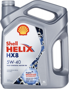 SHELL HELIX HX8 5W-40 4л SHELL HELIX HX8 5W-40 4л