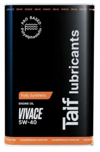 TAIF VIVACE 5W-40 1л TAIF VIVACE 5W-40 1л