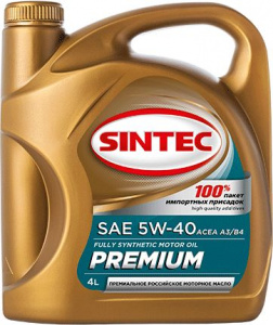 SINTEC PREMIUM 5W-40 4л