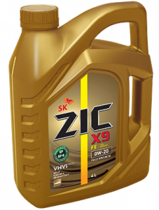ZIC X9 FE 0W-20 4л ZIC X9 FE 0W-20 4л