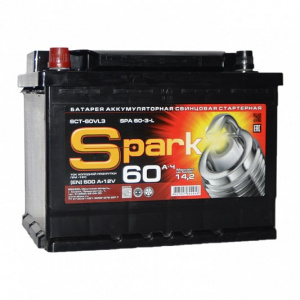 Аккумуляторная батарея SPARK 60Ah п/п