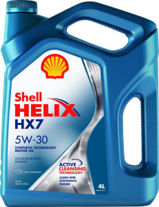 SHELL HELIX HX7 5W-30 4л