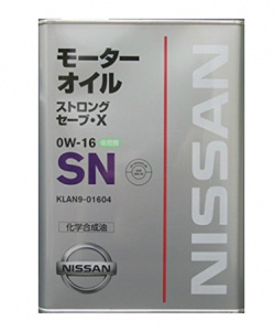 NISSAN EXTRA SAVE-X 0W-16 4л