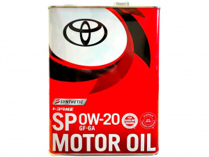 TOYOTA SP/GF-6A 0W-20 4л